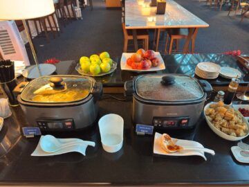 Singapore Airlines Silverkris Lounge Taipei Taoyuan Vegetarisches