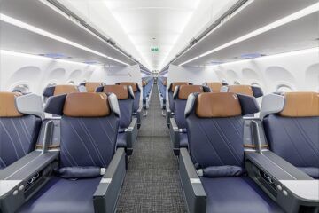 American Airlines Neue Premium Economy Class Airbus A321xlr Kabine Copyright