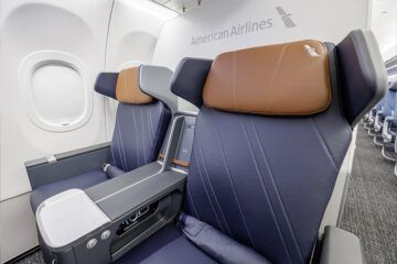 American Airlines Neue Premium Economy Class Airbus A321xlr Sitz Copyright