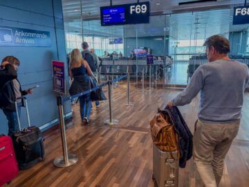 Flughafen Stockholm Gate Eingang