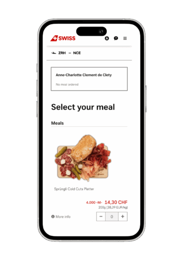 Lufthansa Culinary Journey Swiss