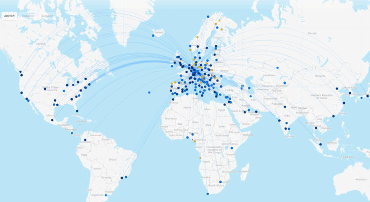 Lufthansa Streckennetz Oktober 2025 Flightconnections