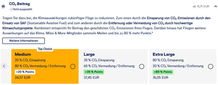 Miles And More Co2 Ausgleichspaket Frankfurt Amman Lufthansa Business Class