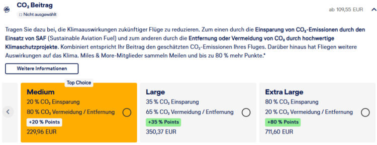 Miles And More Co2 Ausgleichspaket Frankfurt Buenos Aires Lufthansa First Class