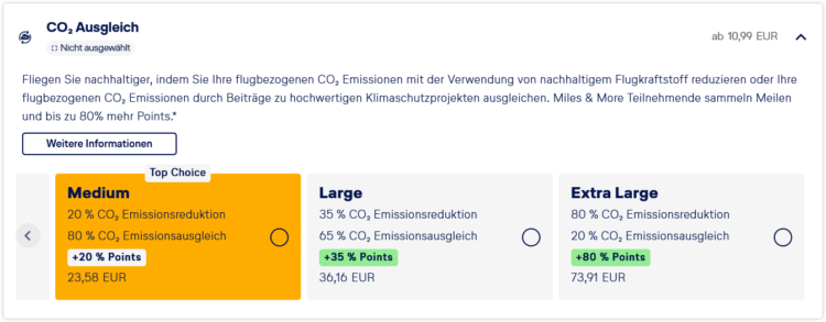 Miles And More Co2 Ausgleichspaket Frankfurt Tel Aviv Lufthansa Business Class