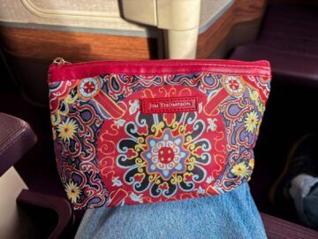 Thai Airways Airbus A350 900 Royal Silk Business Class Amenity Kit