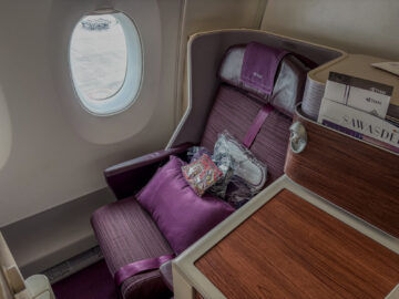 Thai Airways Airbus A350 900 Royal Silk Business Class Sitz