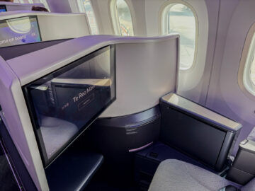 Air New Zealand Boeing 787 9 Neue Business Premier Class Fensterplatz