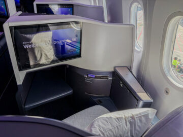 Air New Zealand Boeing 787 9 Neue Business Premier Class Fensterplatz Hinten