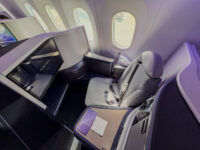 Air New Zealand Boeing 787 9 Neue Business Premier Class Fensterplatz Sicht Oben