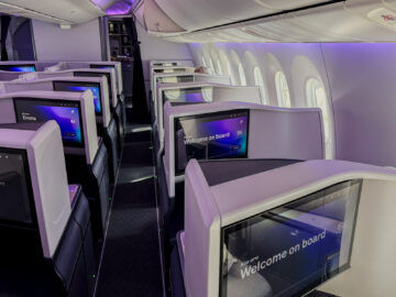 Air New Zealand Boeing 787 9 Neue Business Premier Class Kabine Gang