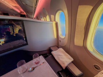 Air New Zealand Boeing 787 9 Neue Business Premier Class Sicht Von Sitz Privat