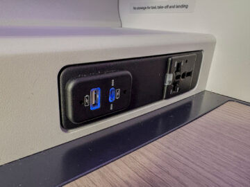 Air New Zealand Boeing 787 9 Neue Business Premier Class Steckdose Usb Lader