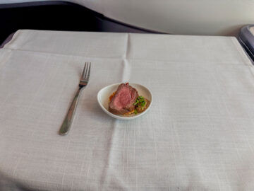 Air New Zealand Boeing 787 9 Neue Business Premier Class Vorspeise Gruss