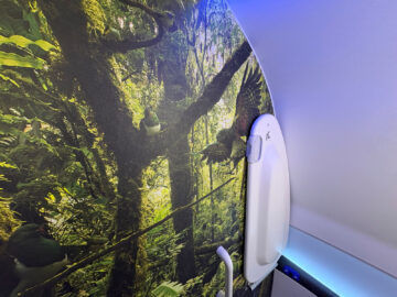 Air New Zealand Boeing 787 9 Neue Business Premier Class Waschraum 2