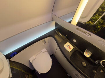 Air New Zealand Boeing 787 9 Neue Business Premier Class Waschraum
