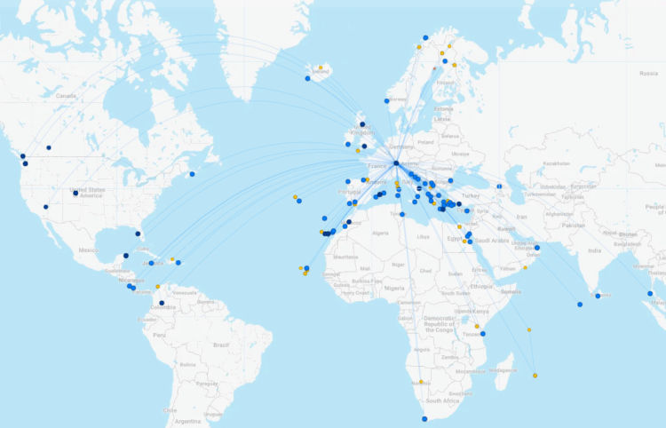 Edelweiss Streckennetz Januar 2026 Flightconnections