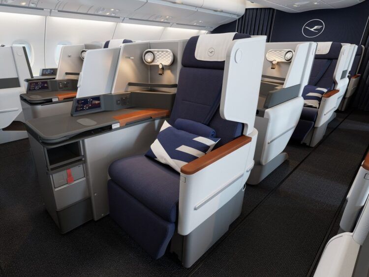 Lufthansa Airbus A380 Business Class Sitz Mitte Thompson Vantage Xl Copyright