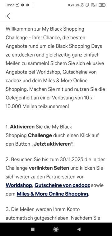 Miles And More My Black Shopping Challenge 2