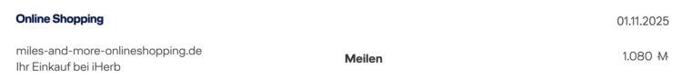 Miles And More Online Shopping Finale Meilengutschrift