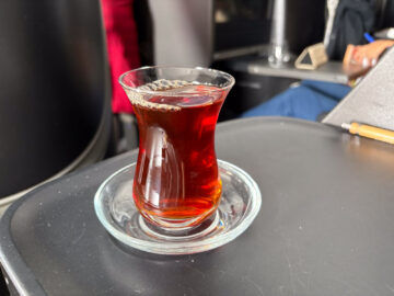 Turkish Airlines Airbus A350 900 Business Class Chai Tee