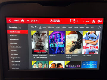 Turkish Airlines Airbus A350 900 Business Class Filme