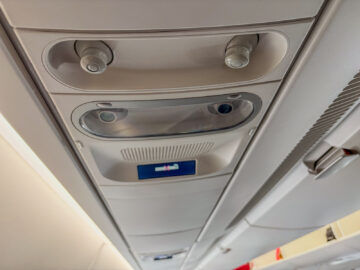 Turkish Airlines Airbus A350 900 Business Class Lueftung