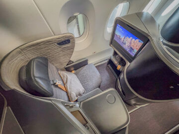 Turkish Airlines Airbus A350 900 Business Class Sitz Fenster 2