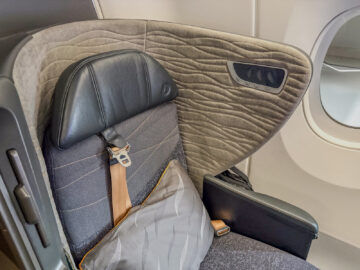 Turkish Airlines Airbus A350 900 Business Class Sitz Fenster 3