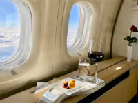 Lufthansa First Class Boeing 747 8 Sitz 1a Fenster