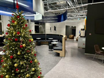 Lufthansa Business Lounge Stuttgart Essensbereich