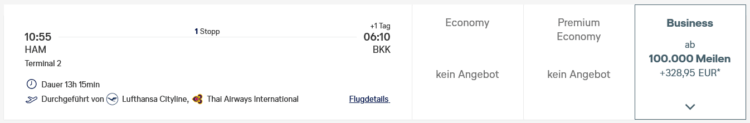 Miles And More Praemienflug Lufthansa Thai Business Class Hamburg Muenchen Bangkokg