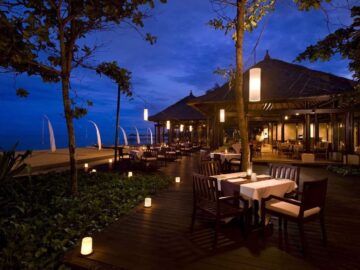 Conrad Bali Restaurant Abend Copyright