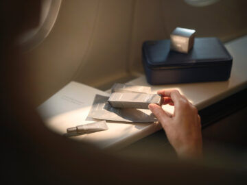 Lufthansa Project Fox First Class Amenity Copyright