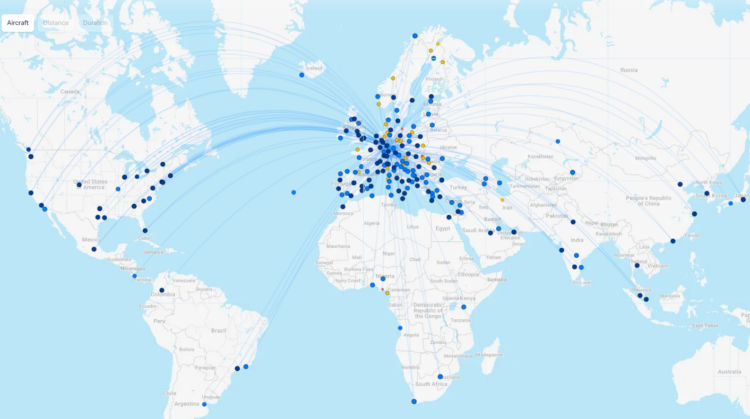 Lufthansa Streckennetz Flightconnections April 2026