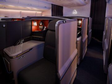 Delta Airlines Airbus A330 One Suites Sitz Mitte Copyright