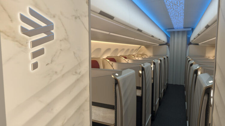 Latam Airbus A321xlr Business Class Kabine Copyright