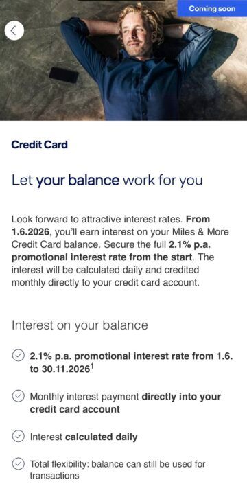 Miles And More App Kreditkarte Guthabensinz Ankuendigung Juni 2026