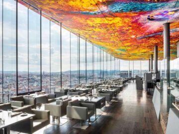 So Vienna Loft Restaurant Tische Aussicht