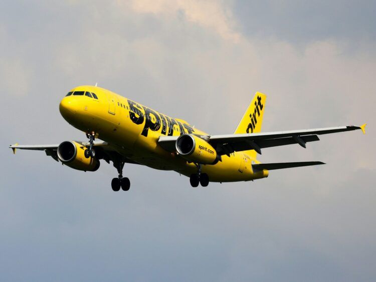 Spirit Airlines Flugzeug Unsplash