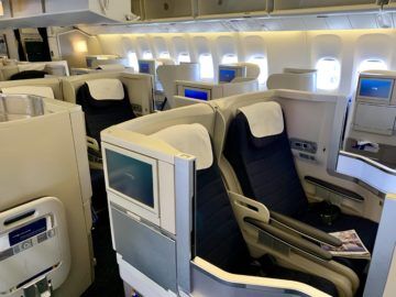 british airways business class boeing 777 200 doppelsitz