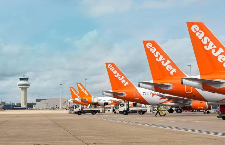 easyjet flugzeuge