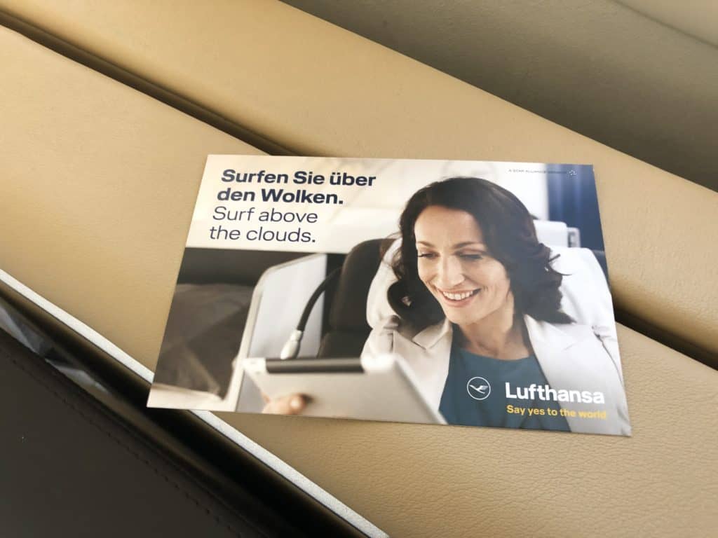 an Bord der Lufthansa meilenoptimieren