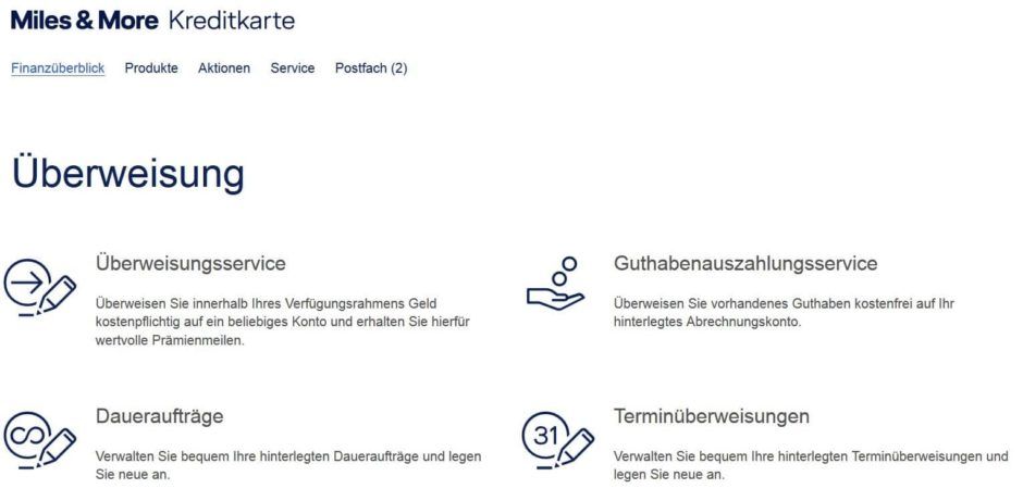 Geld auf die Miles and More Kreditkarte überweisen | meilenoptimieren.com