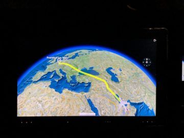 qatar airways first class a380 flightshow 1