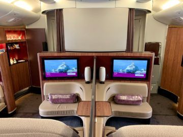 qatar airways first class a380 kabine 1