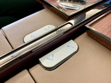 qatar airways first class a380 sitz trennwand