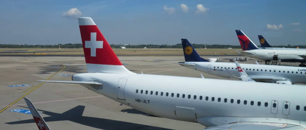 swiss lufthansa flughafen duesseldorf
